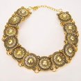 thumbnail image 4 of Vintage Choker Necklace, Victorian Style Concho Ethnic Boho Cameo Metal Collar Necklace for Women Vacation Retro Bohemian Jewelry, 4 of 17