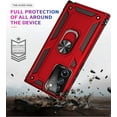 thumbnail image 6 of Phone Case for Note 20 Ultra Case Galaxy Note 20 Ultra Case Samsung Note 20 Ultra Case, Military Grade Case with Ring Car Mount Kickstand for Samsung Galaxy Note 20 Ultra 5G - Red, 6 of 12