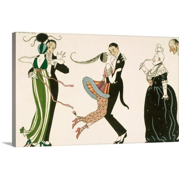 Great BIG Canvas | "The Madness of the Day" Canvas Wall Art - 36x24