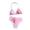 1-Pink, variant on SIYUDAN Girls Floral Bikini Set, High Waisted Bikini Bathing Suit 2 Piece Swimsuit for Tweens &