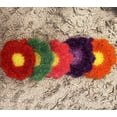 thumbnail image 4 of Flower Dish Scrubby 3 Pack Scrubber Reusable Cloth Sunflower Dish Washing Sponge (Green), 4 of 5