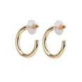 thumbnail image 4 of Time and Tru Adult Women's Gold Tone 6 Pair Stud and Hoop Crystal Metal Earring Set, 4 of 4