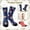Blue, variant on Personalized Photo Print Crew Socks, Custom Face & Heart Novelty Socks, 9 Colors, One Size Fits Most