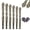 4+5+6+8+10+12mm, variant on High-Strength 4-Flute Serrated Eccentric Drill Bit Kit, Four-Flute Sawtooth Eccentric Drill Bit Set, Hard Alloy Drill Bit Kit, for Stone, Glass, Wood, Metal (3+4+5+6+7+8+10+12mm)