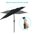 thumbnail image 3 of CHYVARY 7.5 FT Patio Shade Umbrellas with Tilt Button for Patio, Outdoor, Garden and Pool, Black, 3 of 8