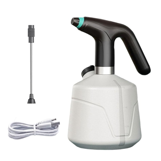 Bouteille de Pulvérisation Électrique pour Plantes d'Intérieur et d'Extérieur, Arrosoir Automatique 2L Rechargeable avec Bec Réglable pour Jardinage, Engrais, Nettoyage V4P0