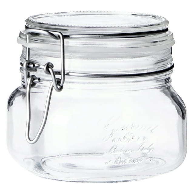 Contenedor Hermético De Vidrio Borgonovo 500 Ml. Borgonovo Gourmet