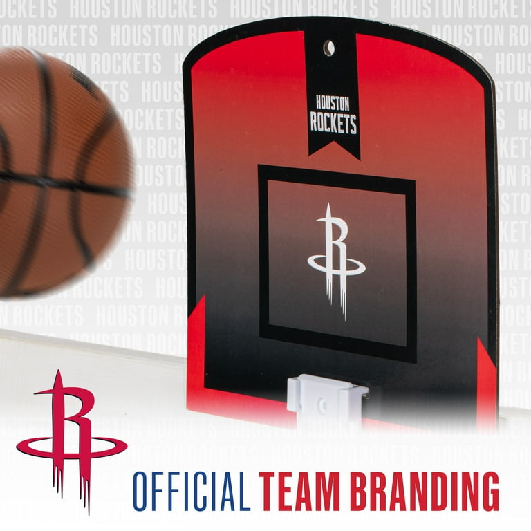 Franklin Sports NBA Houston Rockets Mini Over the Door Basketball