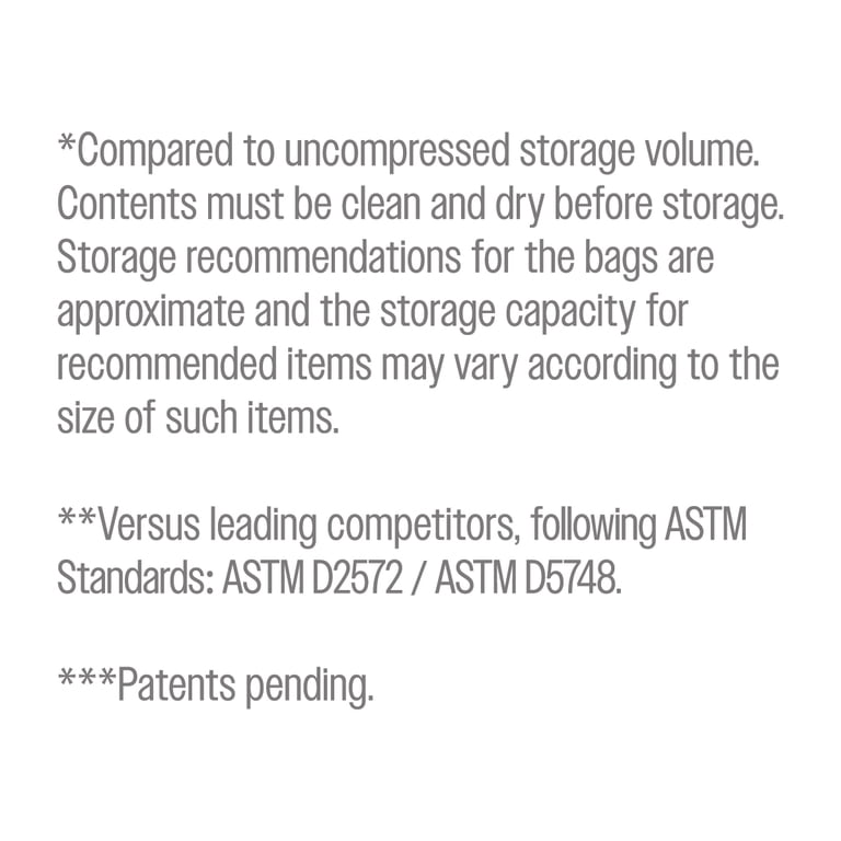Compressit Storage Bags, 4-Pack Vacuum Compression Set photo 7