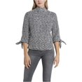 thumbnail image 2 of Vince Camuto Blusa con textura para mujer, azul, extragrande Vince Camuto Pull-over, 2 of 2
