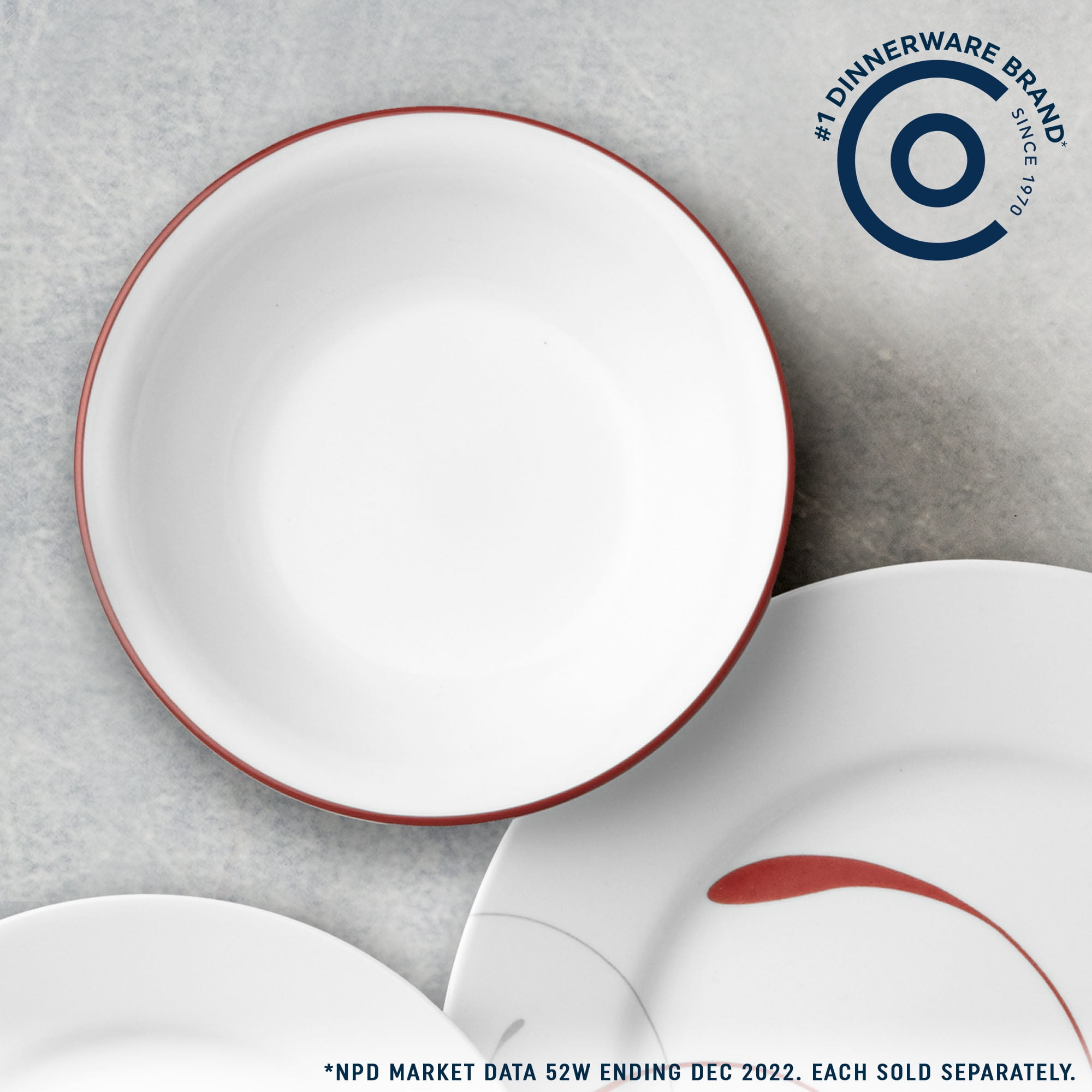 Corelle Splendor 18 oz Glass Cereal/Soup Bowl (Set of 6)