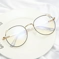 thumbnail image 3 of Vintage Student Round Anti-Radiation Optical Spectacles Eyeglasses Glasses Frame, 3 of 9