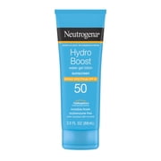 Neutrogena Hydro Boost Sunscreen SPF 50 Body & Face Sunscreen Lotion, Sun Protection, 3 fl oz