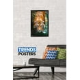 thumbnail image 2 of Tiger - Water Wall Poster, 14.725" x 22.375", Framed, 2 of 5