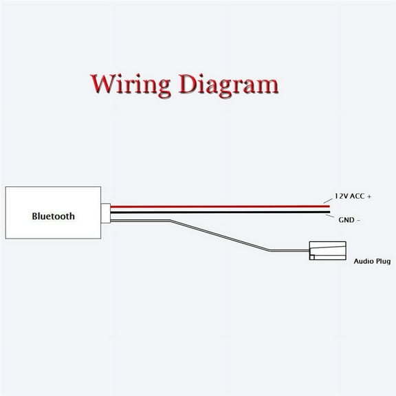 Buetooth Wireless Audio Adapter AUX Cable w/Microphone For Honda Goldwing GL1800