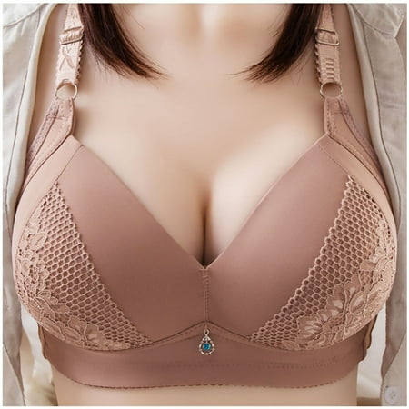 

Rbaofujie Nursing Bras Deals Clearance Woman S Fashion Bowknot Printing Comfortable Hollow Out Bra Underwear No Rims Halter Bralette