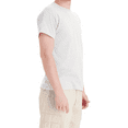 thumbnail image 4 of Hanes Men's Crew Neck Perfect-T T-Shirt, Short Sleeve Casual Blank Tee, White, S, 4 of 6