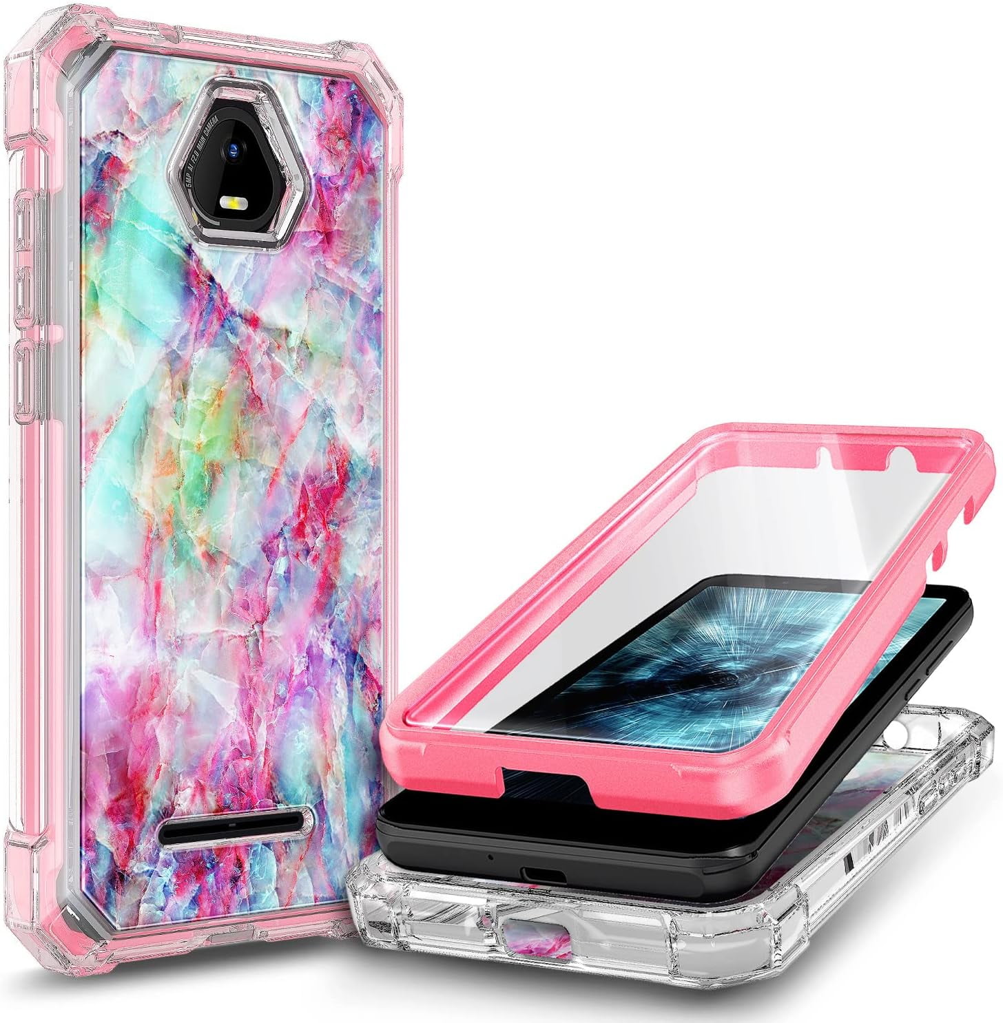 Nagebee Phone Case Compatible for Schok Volt SV55 (SV55216) with [Built