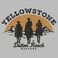 thumbnail image 2 of Men's Yellowstone Riders Of Dutton Ranch Silhouette Graphic T-Shirt, 2 of 3