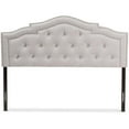 thumbnail image 3 of Bowery Hill Modern Tufted Full Panel Headboard in Grayish Beige, 3 of 6
