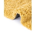 thumbnail image 5 of Unique Loom Everyday Shag Collection Area Rug - Solid (5' Square Yellow), 5 of 5