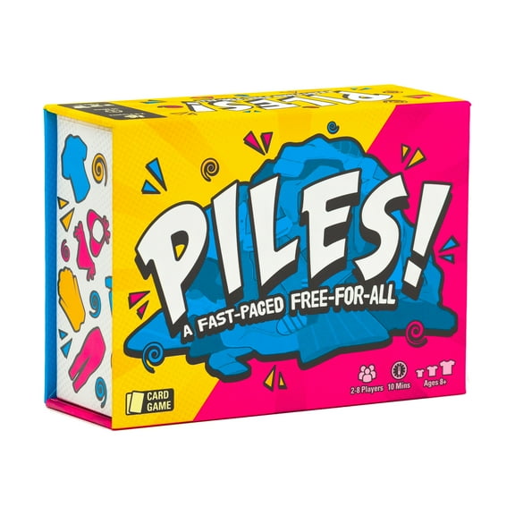 Piles Family Family Card Game for Ages 8 , from Asmodee