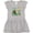 AC-Heather Grey, variant on Inktastic Cute Lizards Hanging out Girls Toddler Dress