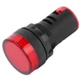thumbnail image 3 of Luz indicadora roja, señal LED roja DC24V Luz de señal DV Lámpara de montaje MM Características mejoradas, 3 of 12