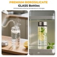thumbnail image 2 of Mason Drinking Jars Clear-4set/12oz Pack of 4 12oz Borosilicate Glass Beverage Storage, 2 of 8