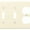 Ivory, variant on WALLPLAT 2SWTCH/RECEP IV (Pack of 1)