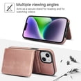 thumbnail image 4 of Decase for iPhone 11 Flip PU Leather Back Cover with 2-in-1 Detachable Magnetic Wallet with 5 Card Slots Compatible Mag-Safe and RFlD Blocking Kickstand and Wireless Charging,Rosegold, 4 of 8