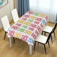 thumbnail image 4 of Yayeee Tablecloths 54" x 54" Rectangle Wrinkle Resistant Party Table Cover, Gummy Bear Pattern, 4 of 8