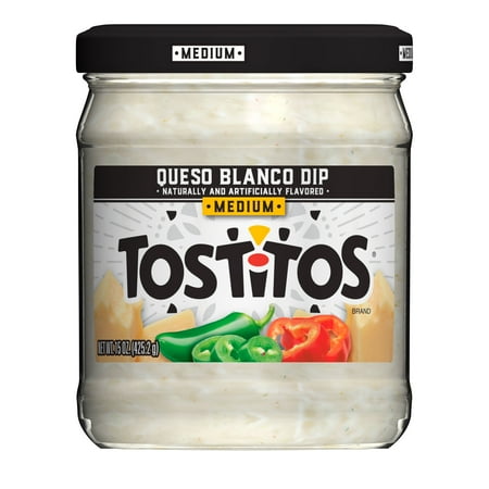 Tostitos Queso Blanco Dip, 15.0 oz Jar