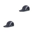 thumbnail image 3 of Guardurnaity Hombres Mujeres Gorras de béisbol Plegable de secado rápido Unisex Protección Sombrilla Sombrero transpirable Al aire libre Correr Gris oscuro 2piezas, 3 of 6