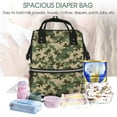 thumbnail image 5 of Kdxio Baby Diaper Backpack,Multi-Function Travel Backpack Nappy Bags,Nursing Bag, Fashion Mummy,Roomy Waterproof for Baby Care(Camouflag), 5 of 6