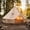 Beige-300cm, variant on 4 Season Canvas Bell Tent – Yurt Hot Tent with Stove Jack, PVC Base & Mesh Windows – Glamping Tent for Camping, Family, Party, Outdoor, 4 Sizes Available