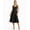 Black, variant on Moomaya Women’s Corset Fit & Flare Midi Dress | Sleeveless Scoop Neck A-Line Cotton Dress with Panelled Gathers | Soft Breathable Summer Wear