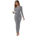 thumbnail image 3 of MINTREUS Thermal Underwear for Women Long Johns with Fleece Lined, Base Layer Women Cold Weather Top Bottom, 3 of 8