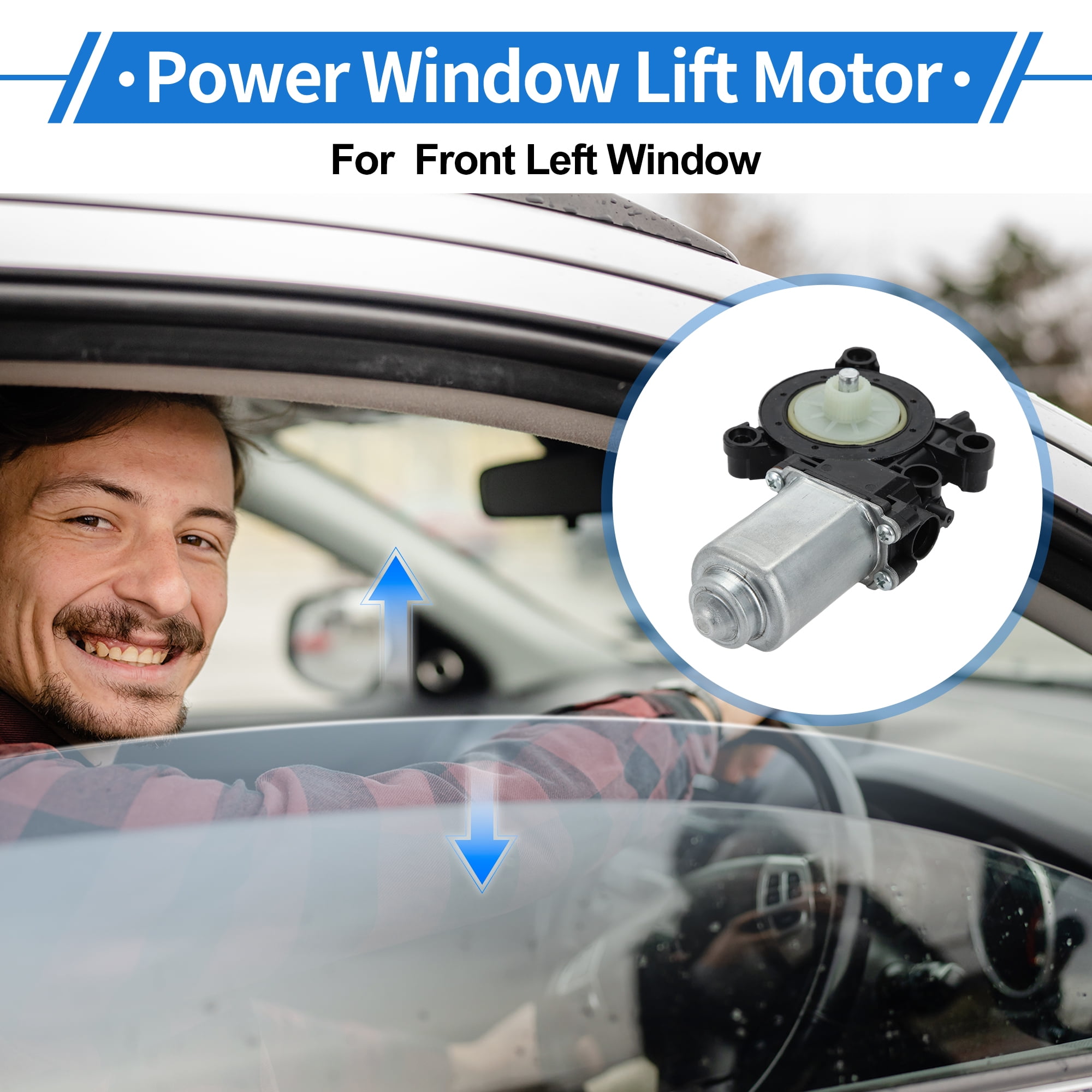 Unique Bargains Front Left Power Window Regulator Lift Motor for Hyundai Elantra GT 18-20