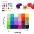 thumbnail image 4 of Generic 24 Slot Multicolor Baking Paint Beads Set Glass Beads Box Beads for DIY Bracelets and Necklace, 4 of 5