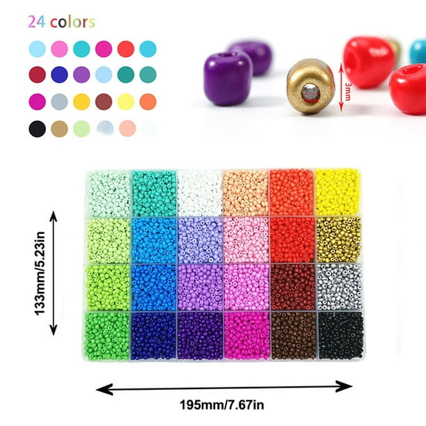 Generic 24 Slot Bead Bracelet Making Kit Box Beads For Jewelry