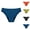 Blue, variant on Period Underwear for Women Seamless 4 Layer Leak Proof Hipster Menstrual Panties Briefs