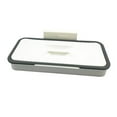 thumbnail image 1 of Over Door Cabinet Garbage Holder Alloy Hanging Trash Rack Kitchen Cupboard Waste Container, 1 of 5