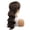 Medium brown, variant on Wig female mullet head curly hair wig full head cover - high temperature silk long curly hair can be flat or slanted bangs S-024