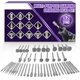 thumbnail image 1 of Juego de tallado de piedra con broca de diamante compatible con Dremel, kit de pulido de 52 piezas con brocas de diamante, vástago de 1/8" (3mm), accesorios para tallado de piedra, vidrio, cerámica, 1 of 4