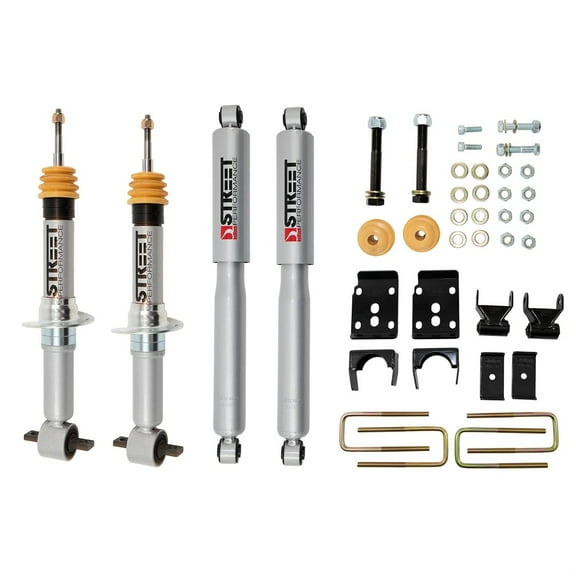 Belltech 1000Sp Lowering Kit With Street Performance Shock Fits select: 2019 FORD F150 SUPERCREW, 2018 FORD F150