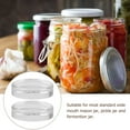 2 Pcs Mason Jar Weights Glass Fermentation Weights Heavy Kimchi Lids