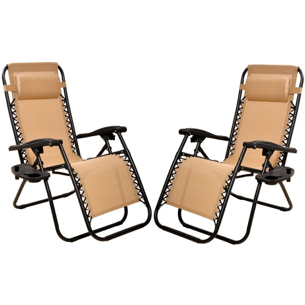 Everyday Essentials Adjustable Zero Gravity Lounge Chair Recliners for