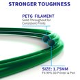 thumbnail image 4 of GEEETECH Green PETG Filament 1.75mm, Upgrade Stronger Toughness Printing Consumables, 10kg (22 lbs) Spool Fit Most FDM 3D Printer, 4 of 6