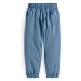 thumbnail image 6 of Boys' Cotton Jogger Pants for Kids Elastic Waist Pull-On Casual Pants for School Outdoor Play Blue,Size 1-2T, 6 of 8